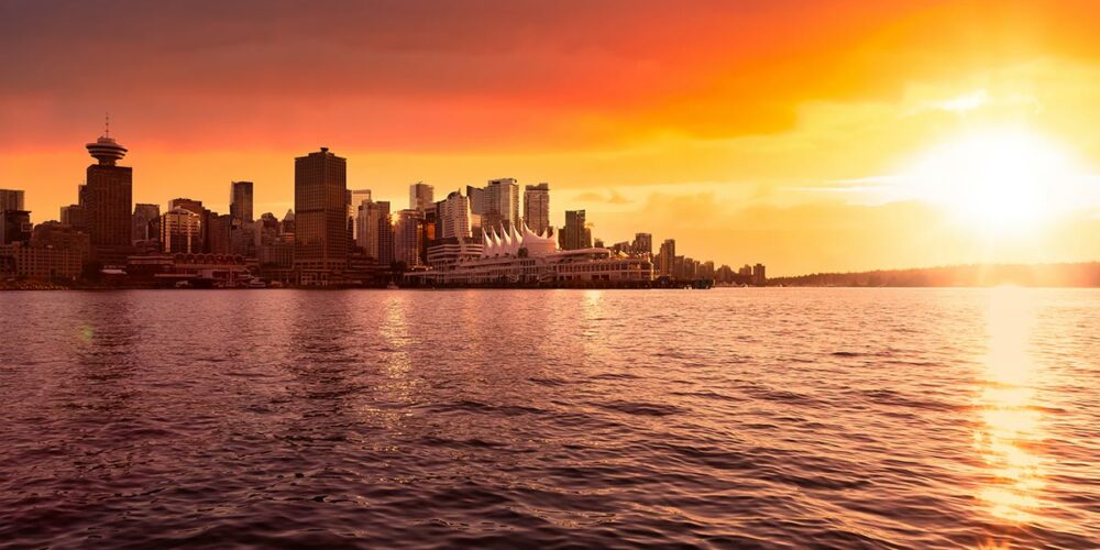 Vancouver Waterfront Sunset