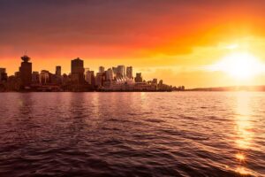 Vancouver Waterfront Sunset